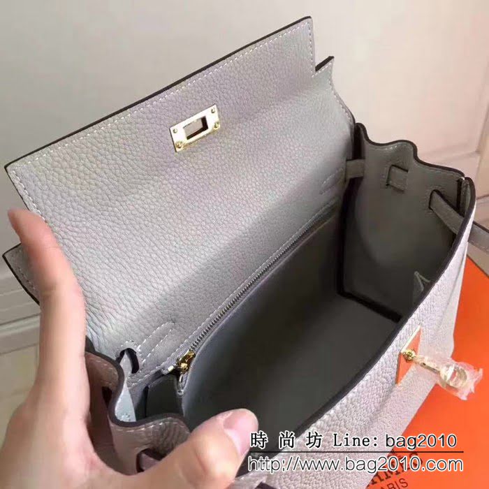 愛馬仕Hermes 荔枝紋頭層牛皮凱莉包 可手提肩背 0AM1656